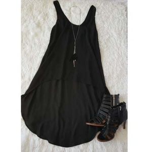 decree high low asymmetrical sheer tank top